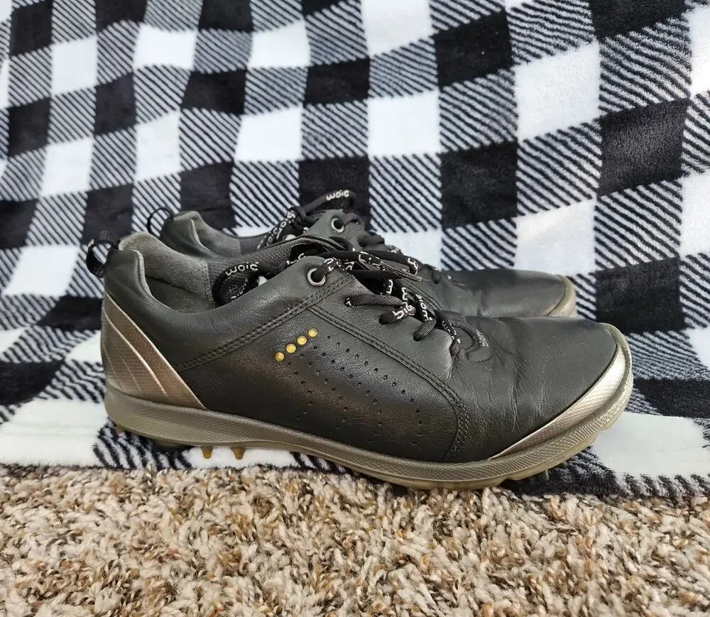 ECCO BIOM Hydromax Natural Motion Women's Leather Golf Shoes EU 39 No Insoles